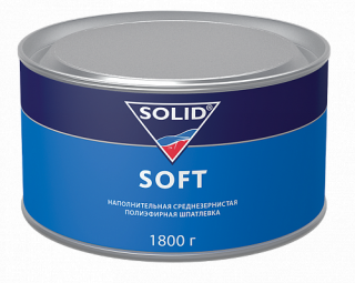 312.1800 SOLID SOFT - (фасовка 1800 гр) наполнительная среднезернистая шпатлевка